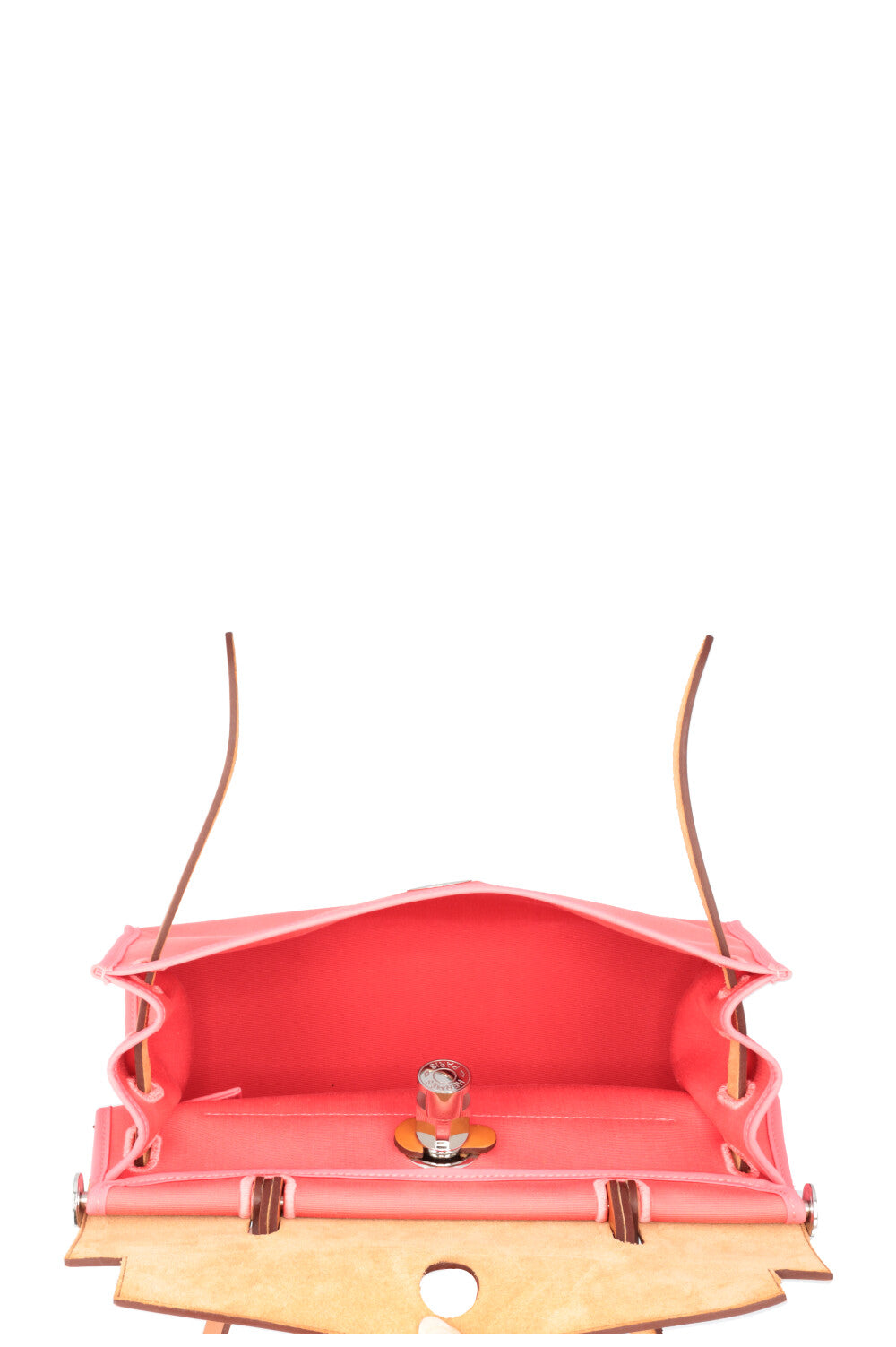 HERMÈS Herbag 31 Zip Vache Hunter Rose Azalee