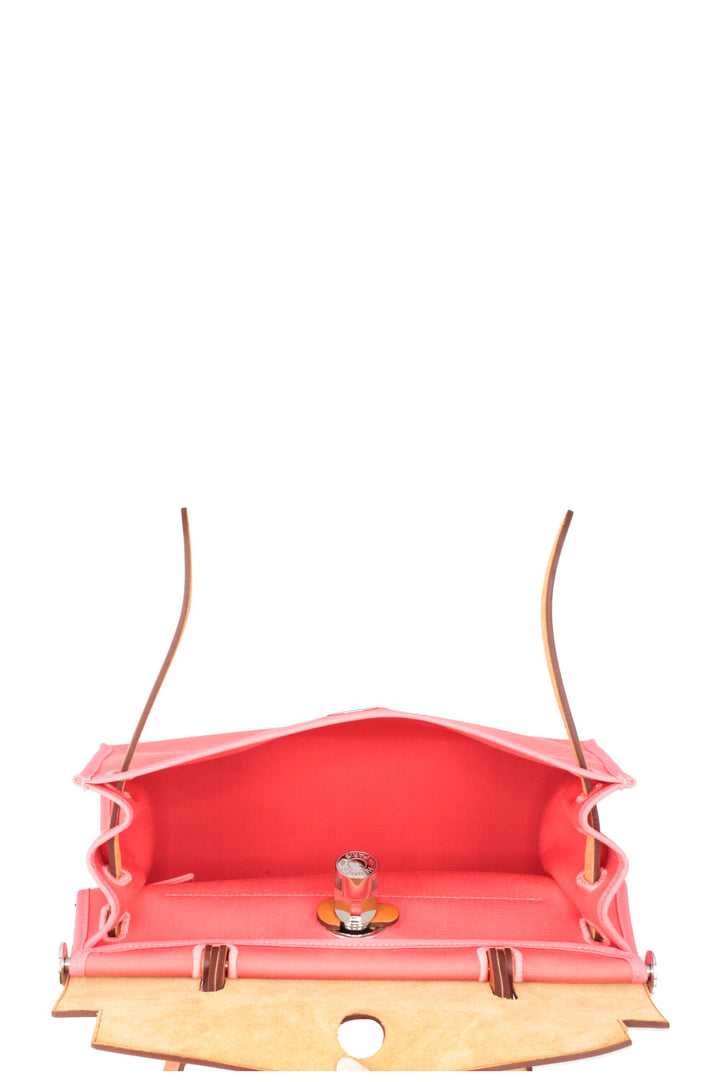 HERMÈS Herbag 31 Zip Vache Hunter Rose Azalee