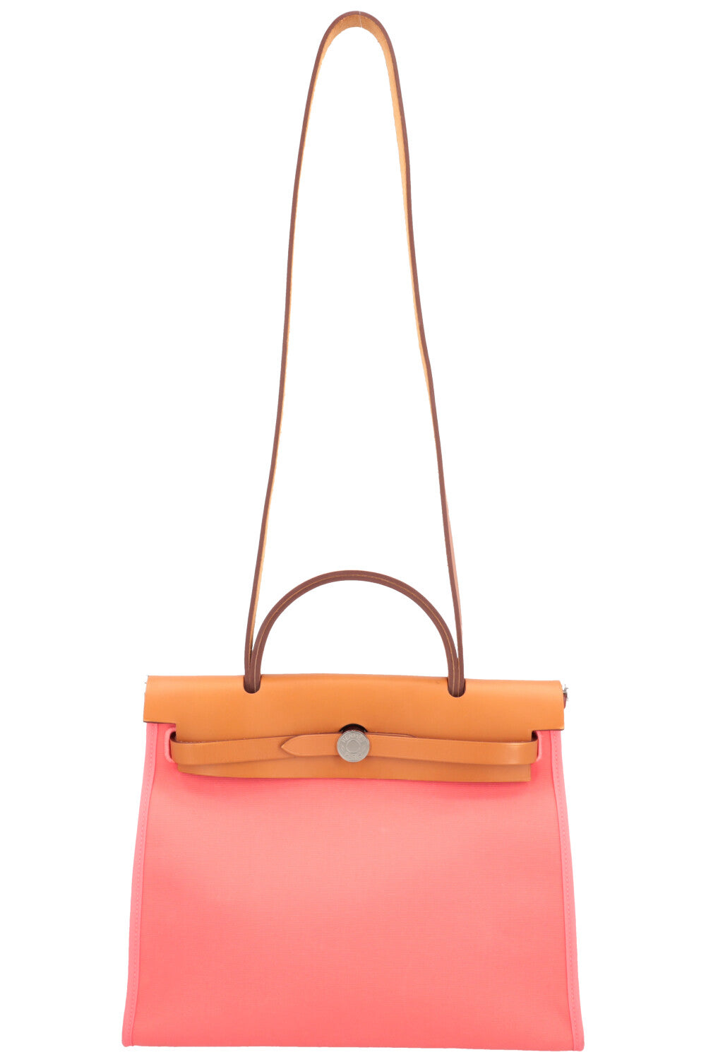 HERMÈS Herbag 31 Zip Vache Hunter Rose Azalee