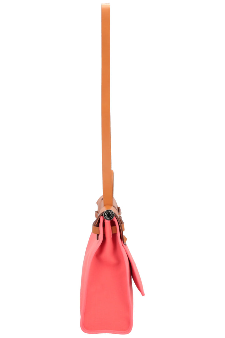 HERMÈS Herbag 31 Zip Vache Hunter Rose Azalee