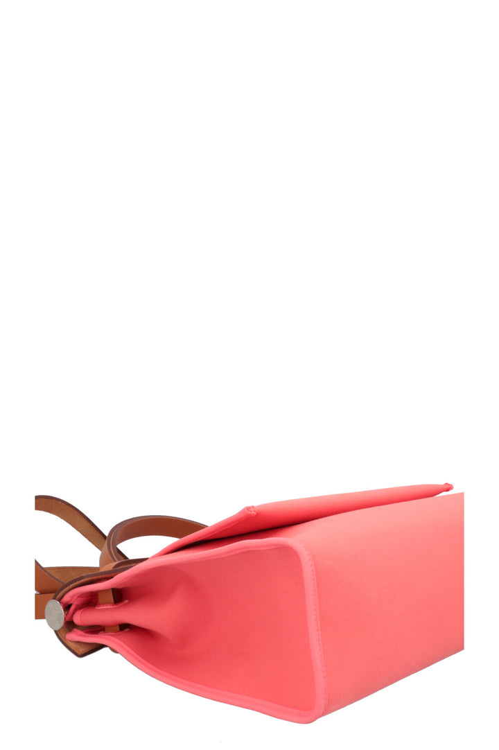 HERMÈS Herbag 31 Zip Vache Hunter Rose Azalee