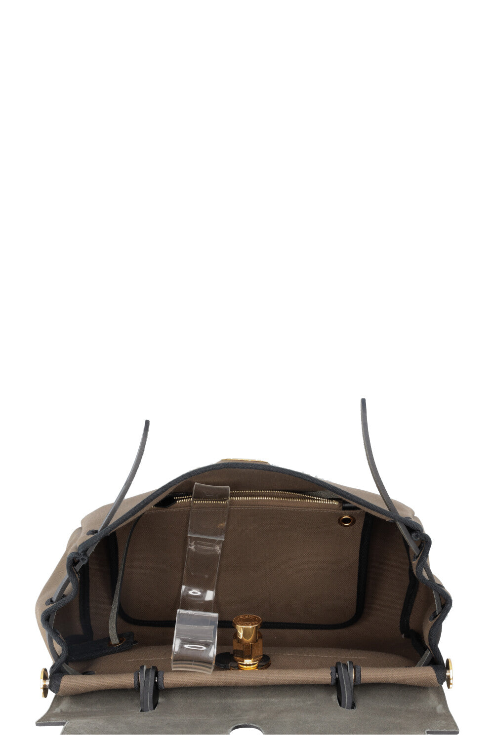 HERMÈS Herbag Zip 31 Canvas Green Black
