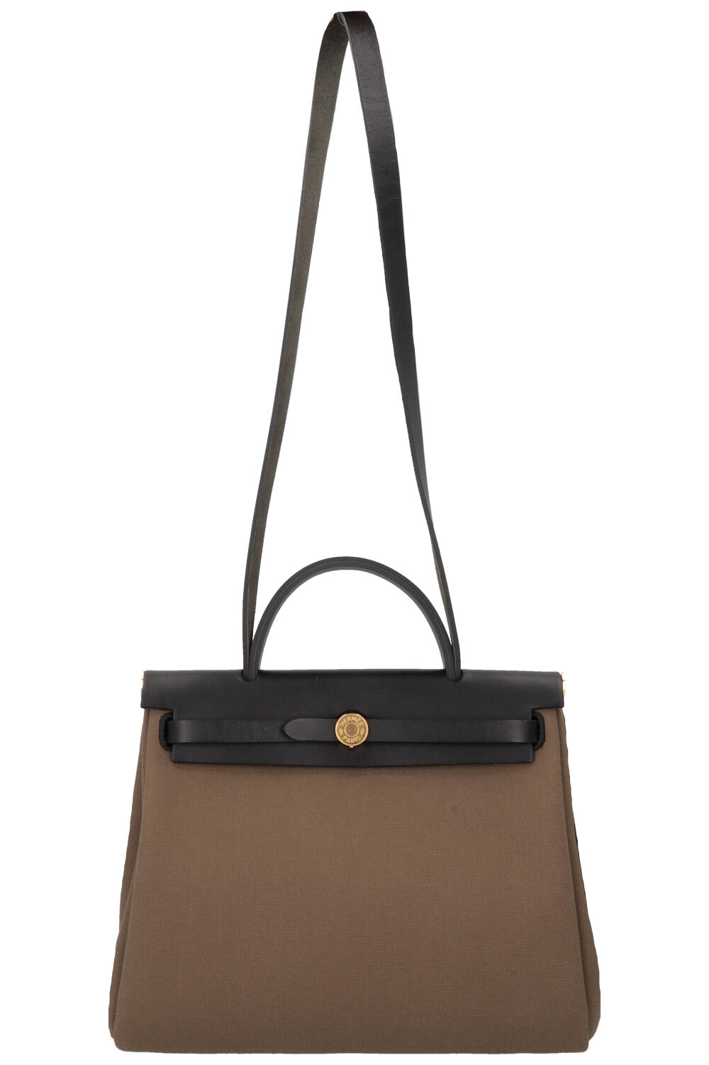 HERMÈS Herbag Zip 31 Canvas Green Black