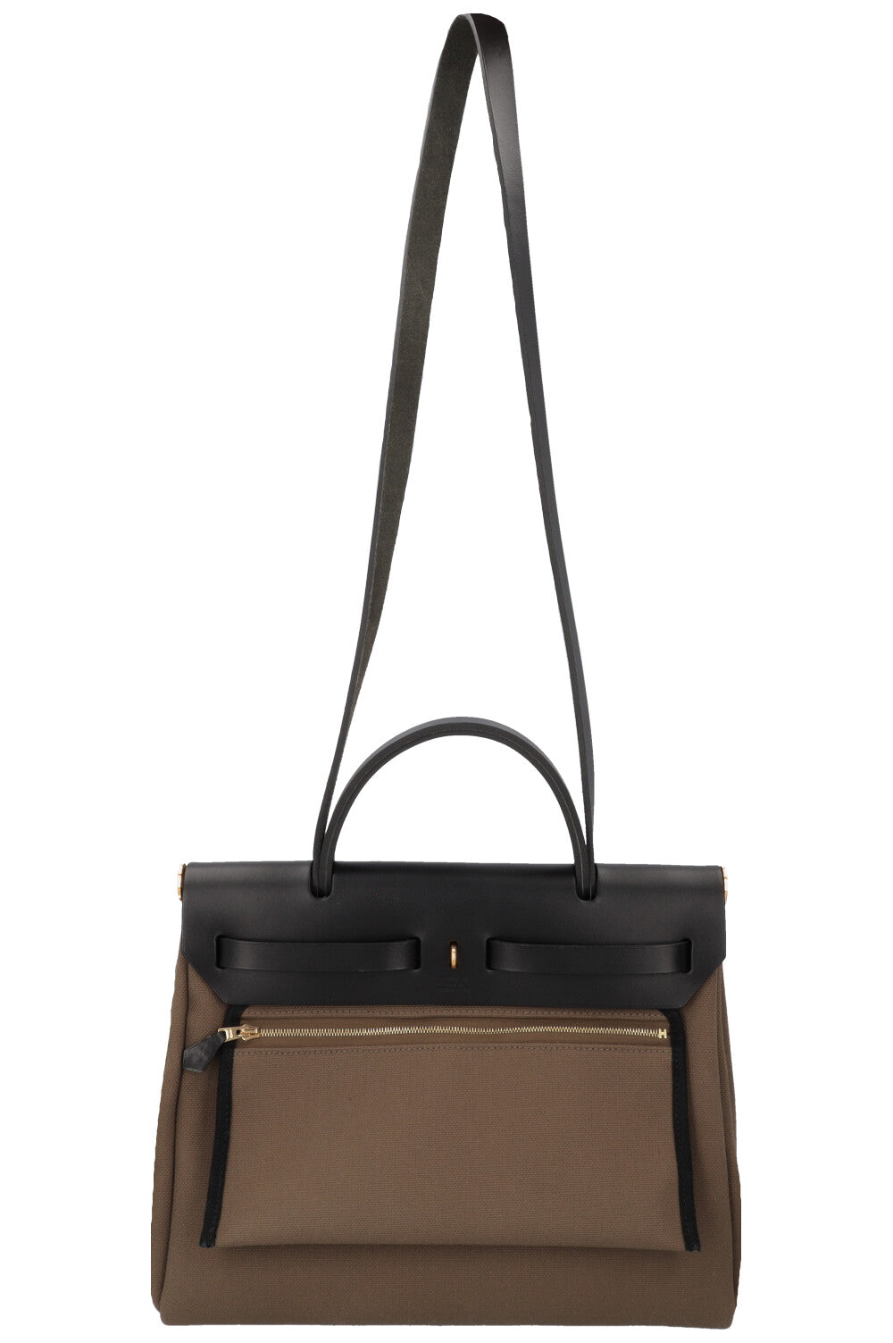HERMÈS Herbag Zip 31 Canvas Green Black
