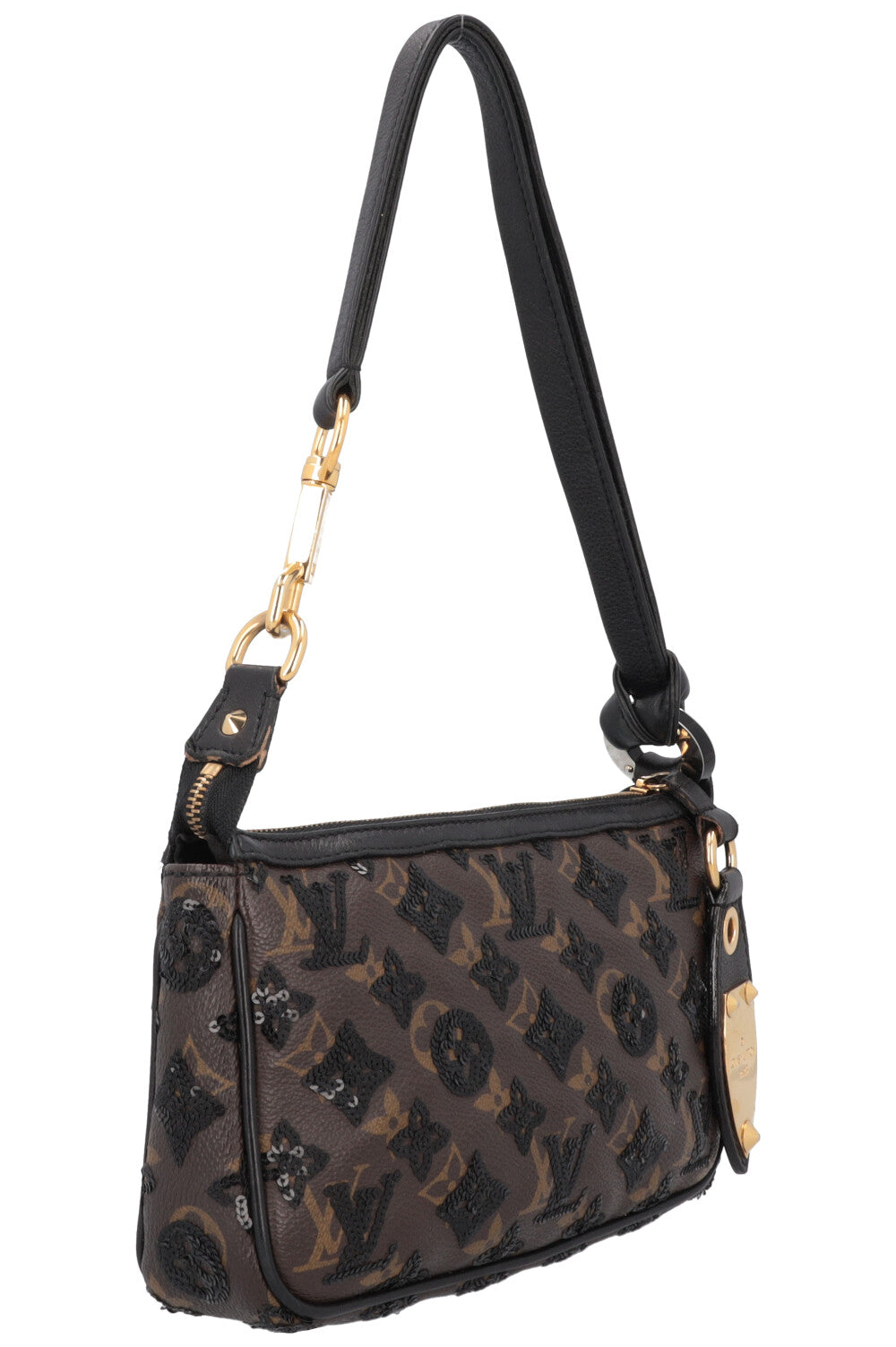 LOUIS VUITTON Pochette Accessories Eclipse Sequins MNG Canvas