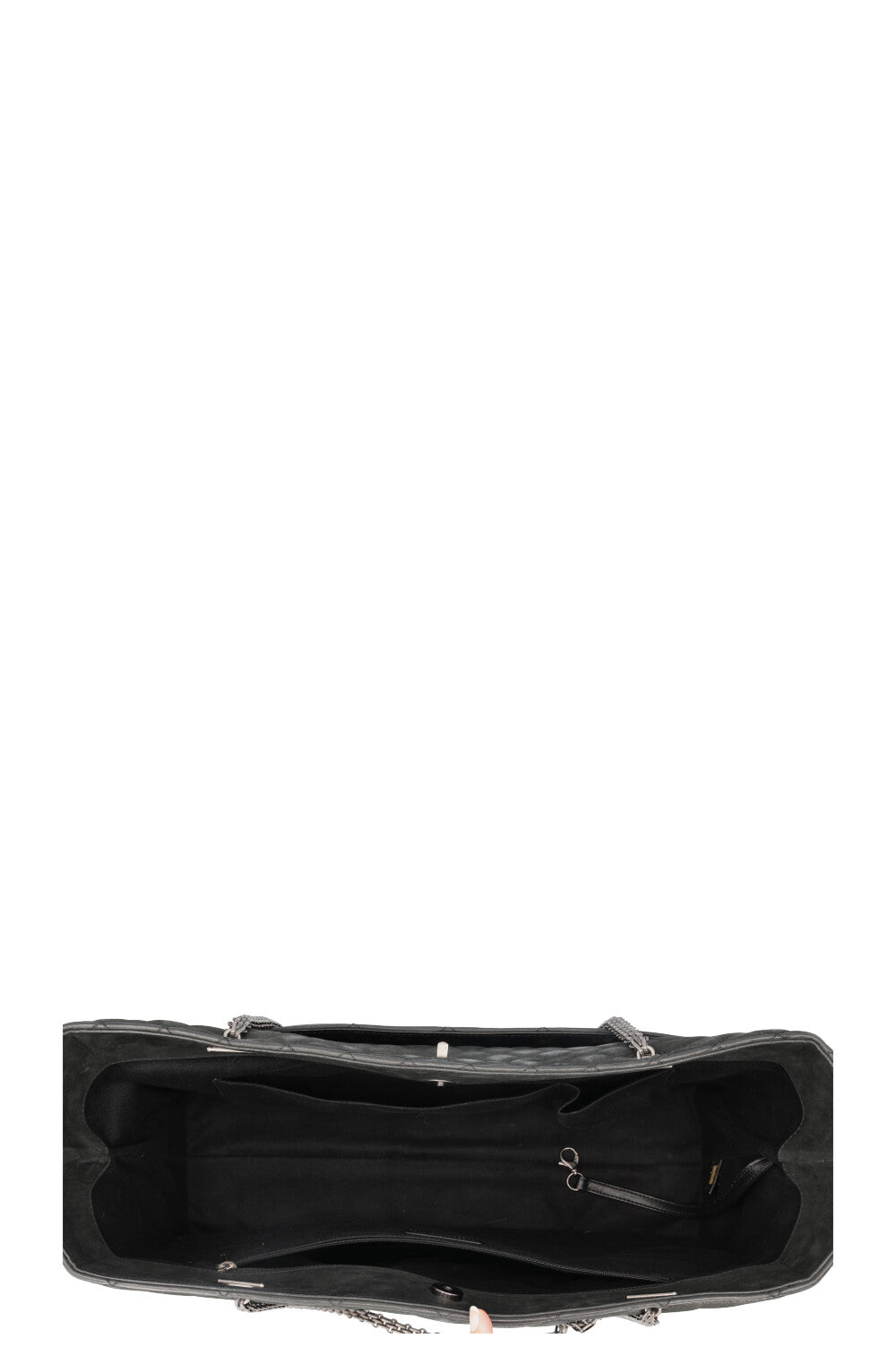 CHANEL 2.55 Reissue Tote Bag Leather Black