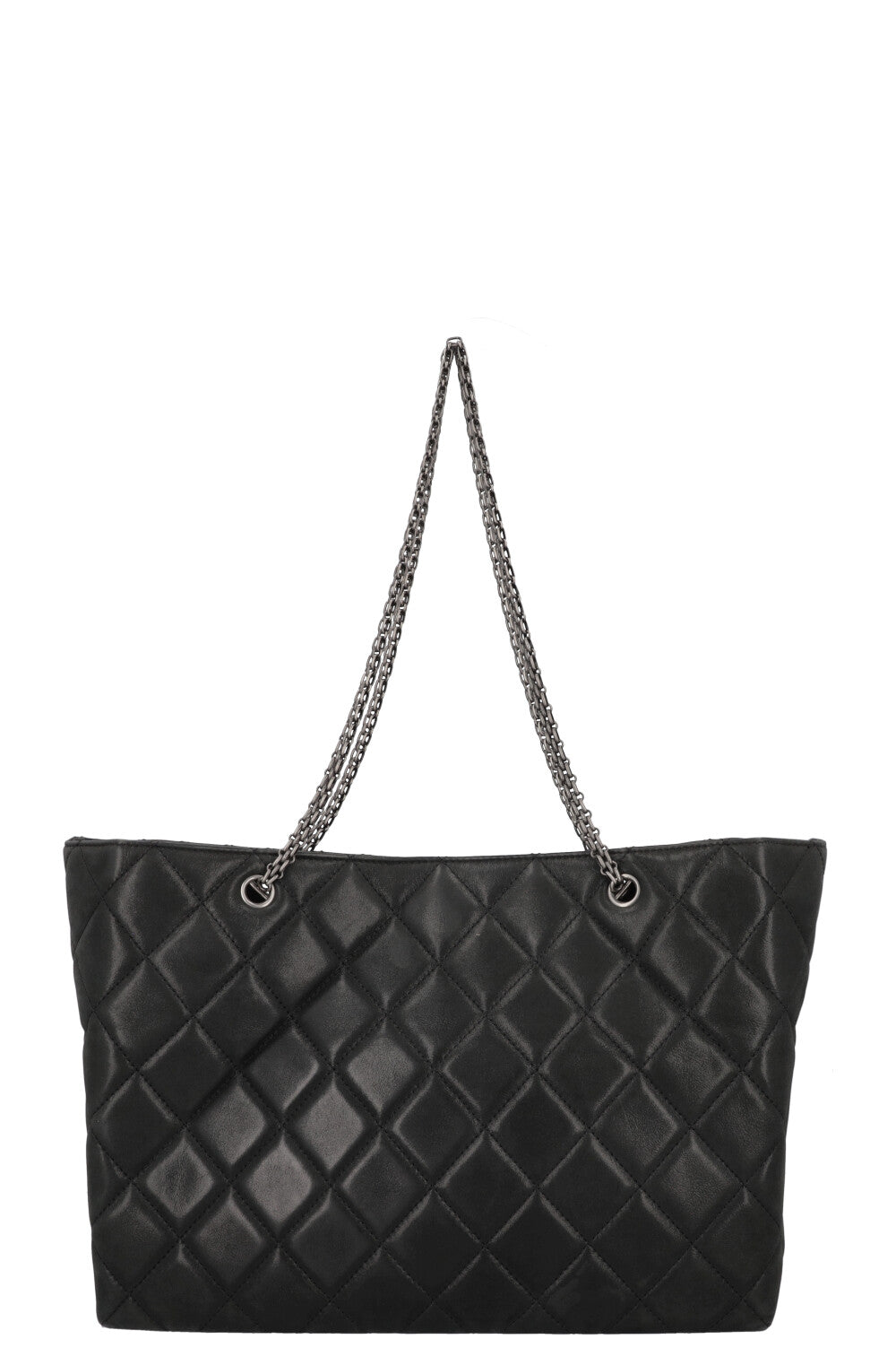 CHANEL 2.55 Reissue Tote Bag Leather Black
