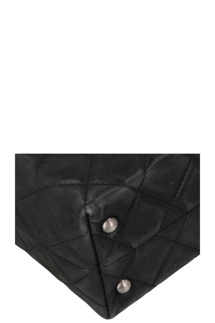 CHANEL 2.55 Reissue Tote Bag Leather Black