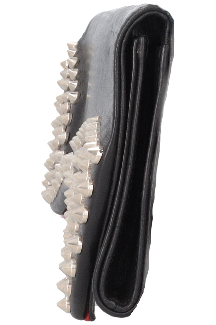 CHRISTIAN LOUBOUTIN Pigalle Clutch Leather Black
