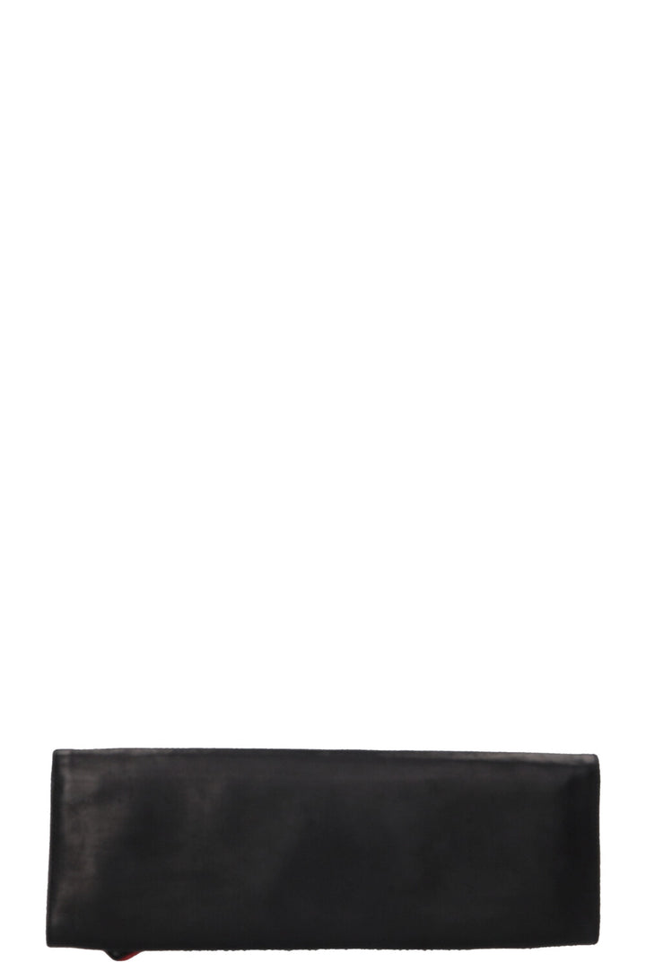 CHRISTIAN LOUBOUTIN Pigalle Clutch Leather Black