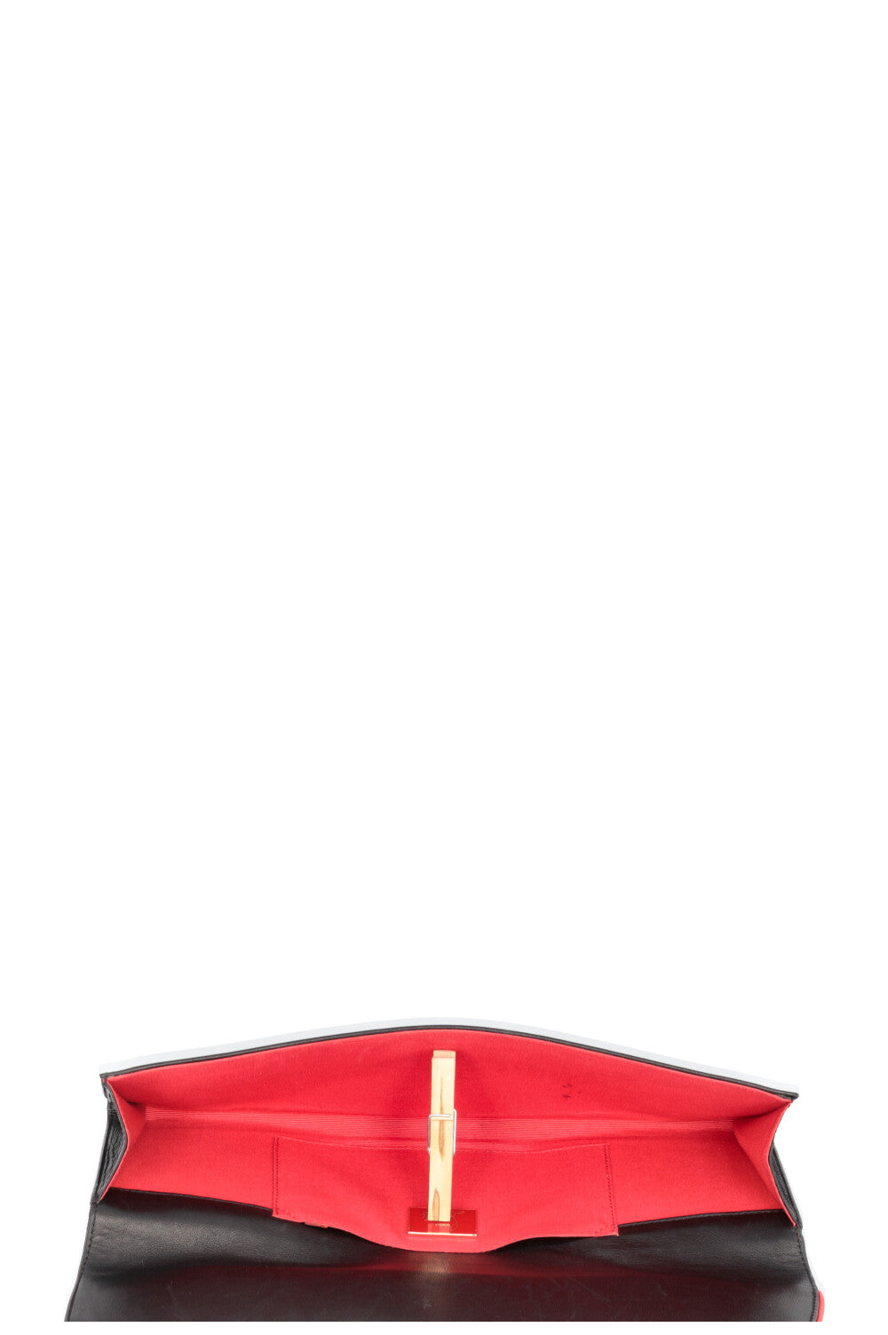 CHRISTIAN LOUBOUTIN Pigalle Clutch Leather Black