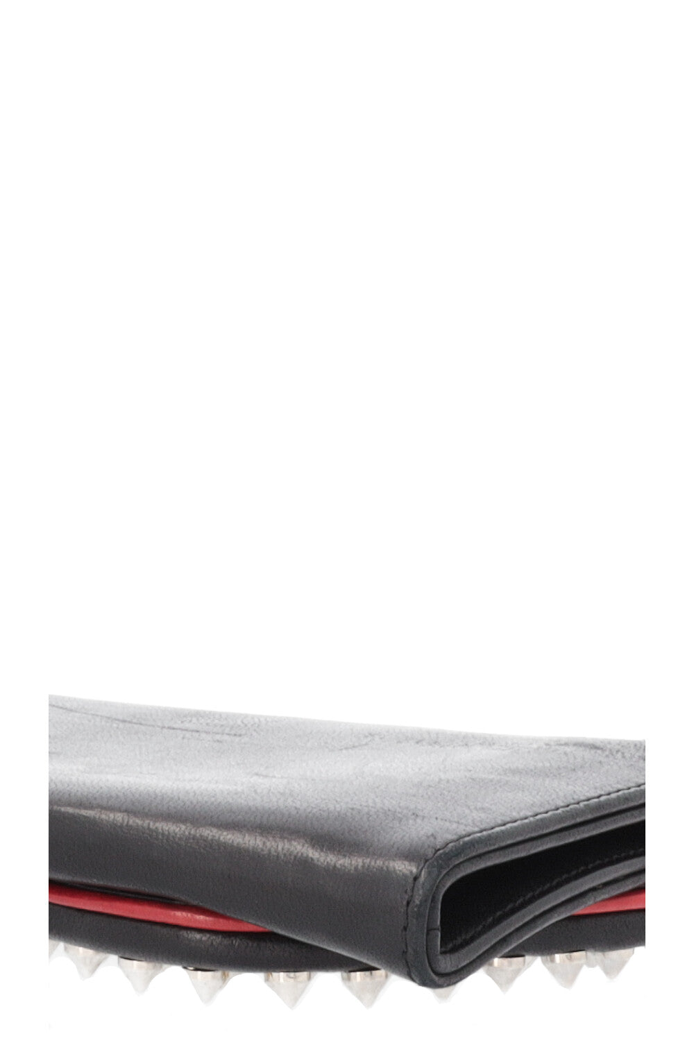 CHRISTIAN LOUBOUTIN Pigalle Clutch Leather Black