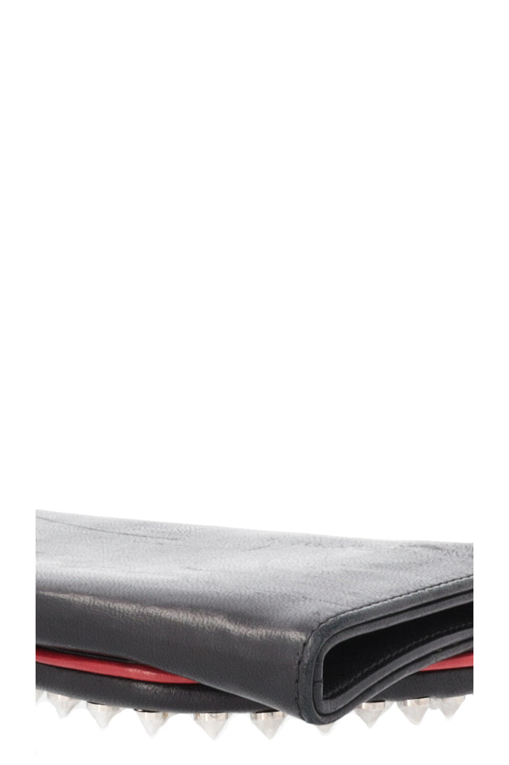 CHRISTIAN LOUBOUTIN Pigalle Clutch Leather Black
