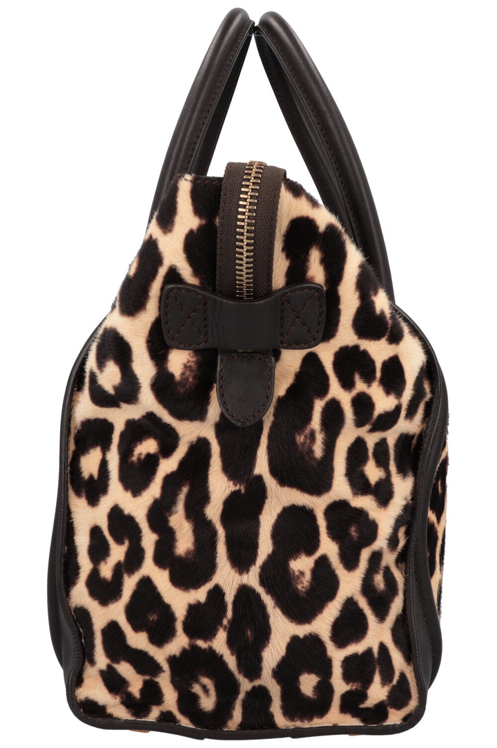 CÉLINE Mini Luggage Pony hair Cheetah Brown