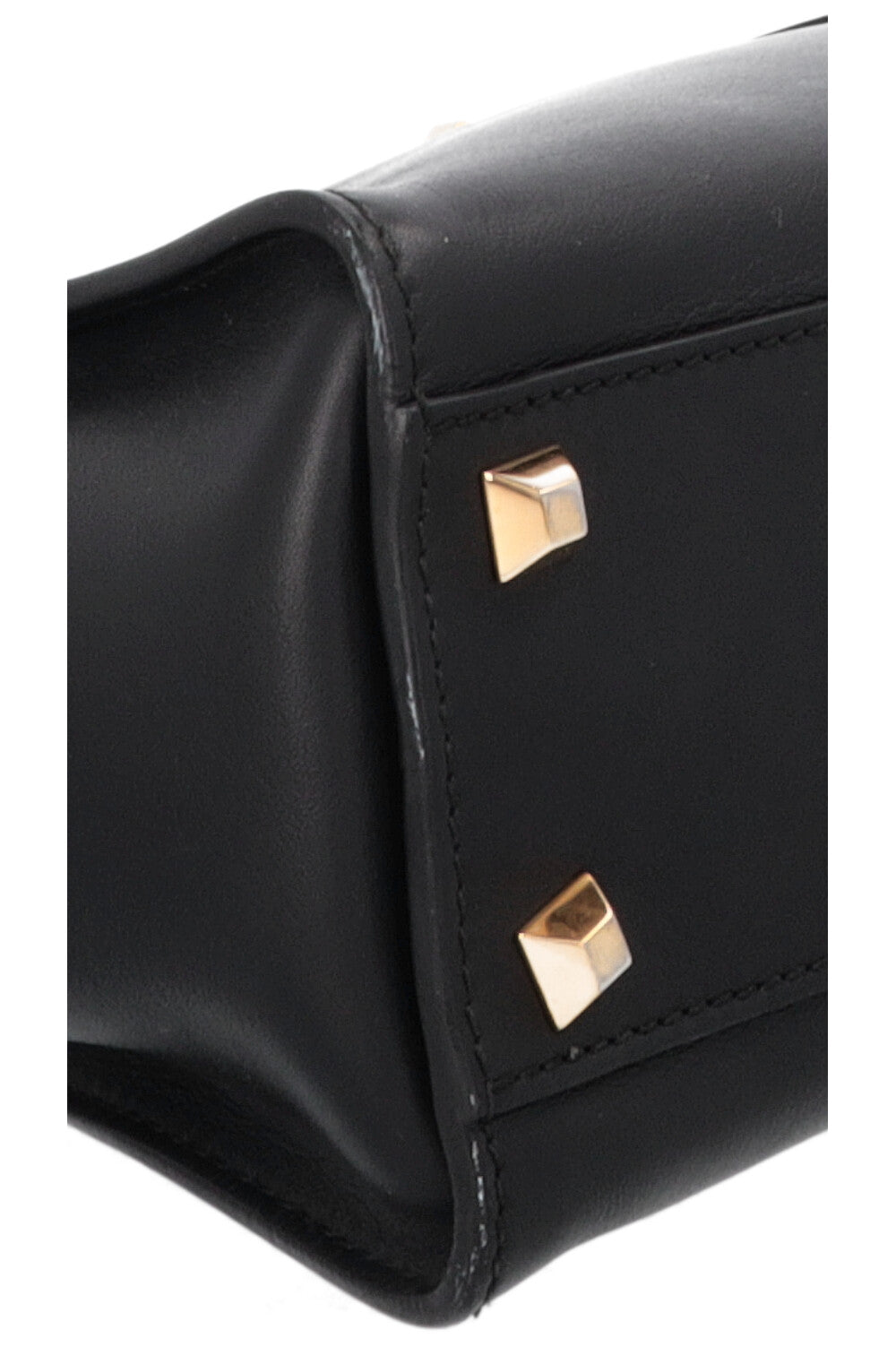 FENDI Peekaboo Medium Gold Edition Black