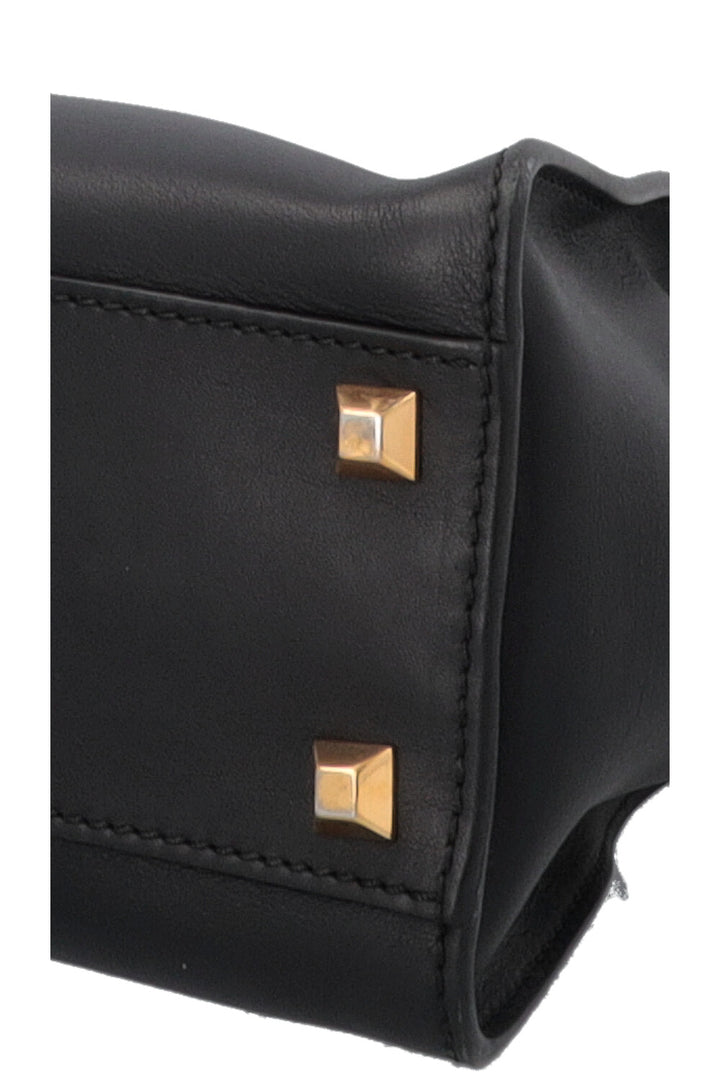 FENDI Peekaboo Medium Gold Edition Black
