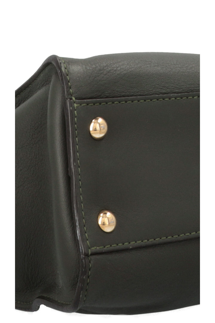 FENDI Peekaboo Medium Leather Olive