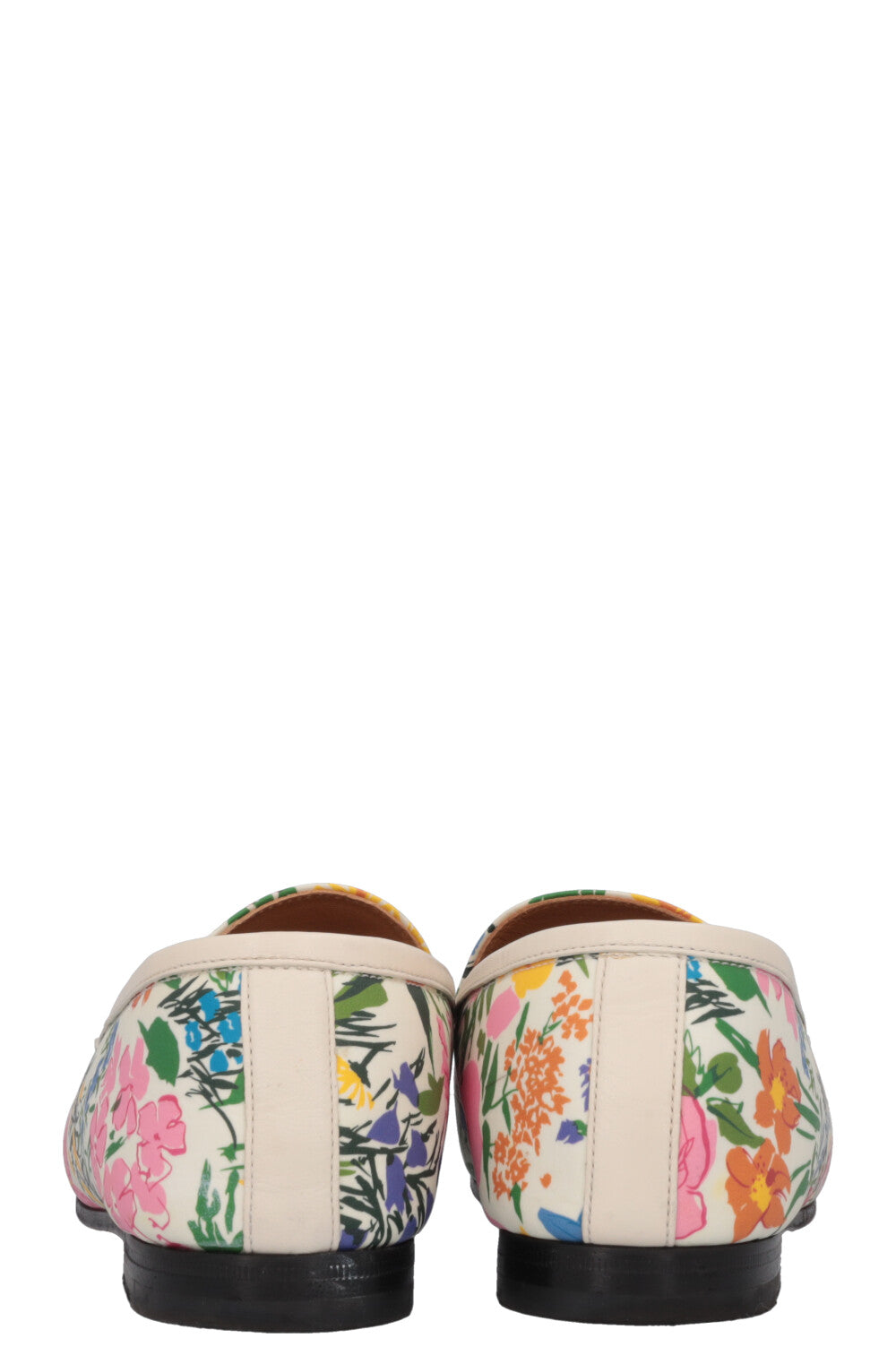 GUCCI Ken Scott Jordaan Floral Flat Leather
