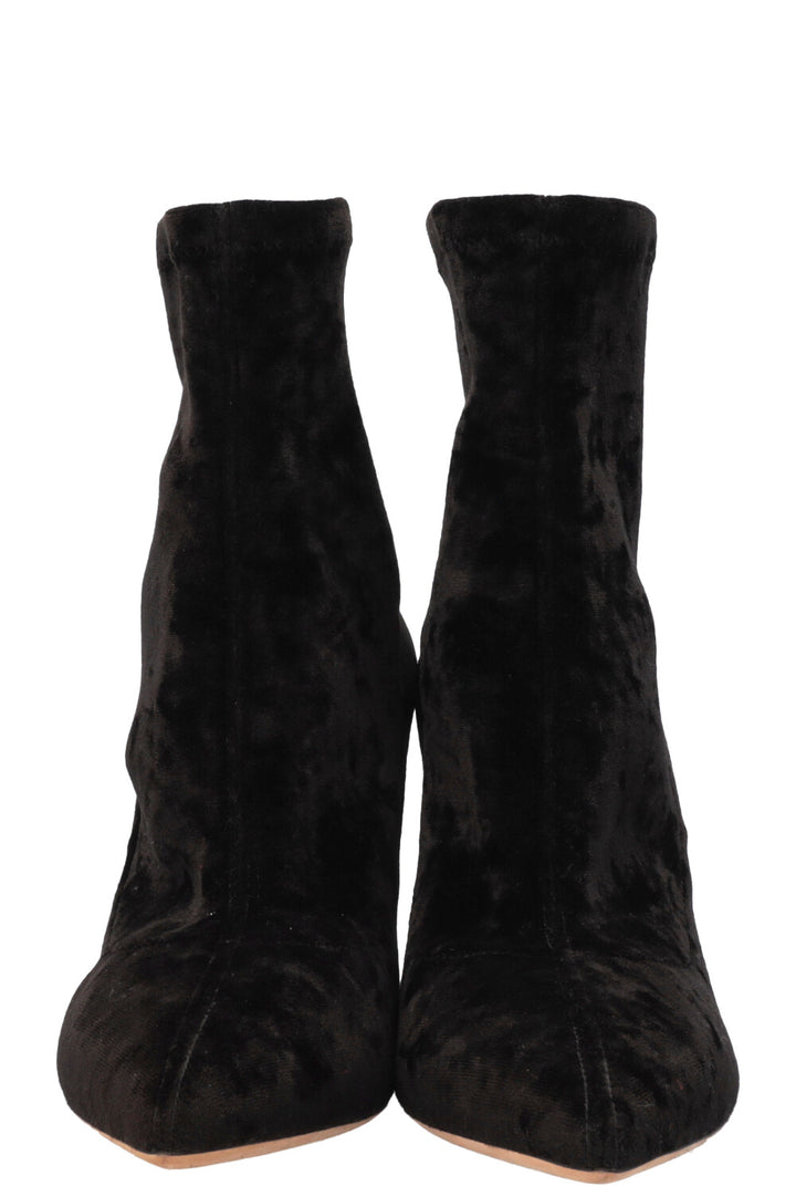 Bottines Louella JIMMY CHOO en velours noir