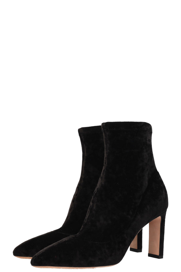 Bottines Louella JIMMY CHOO en velours noir