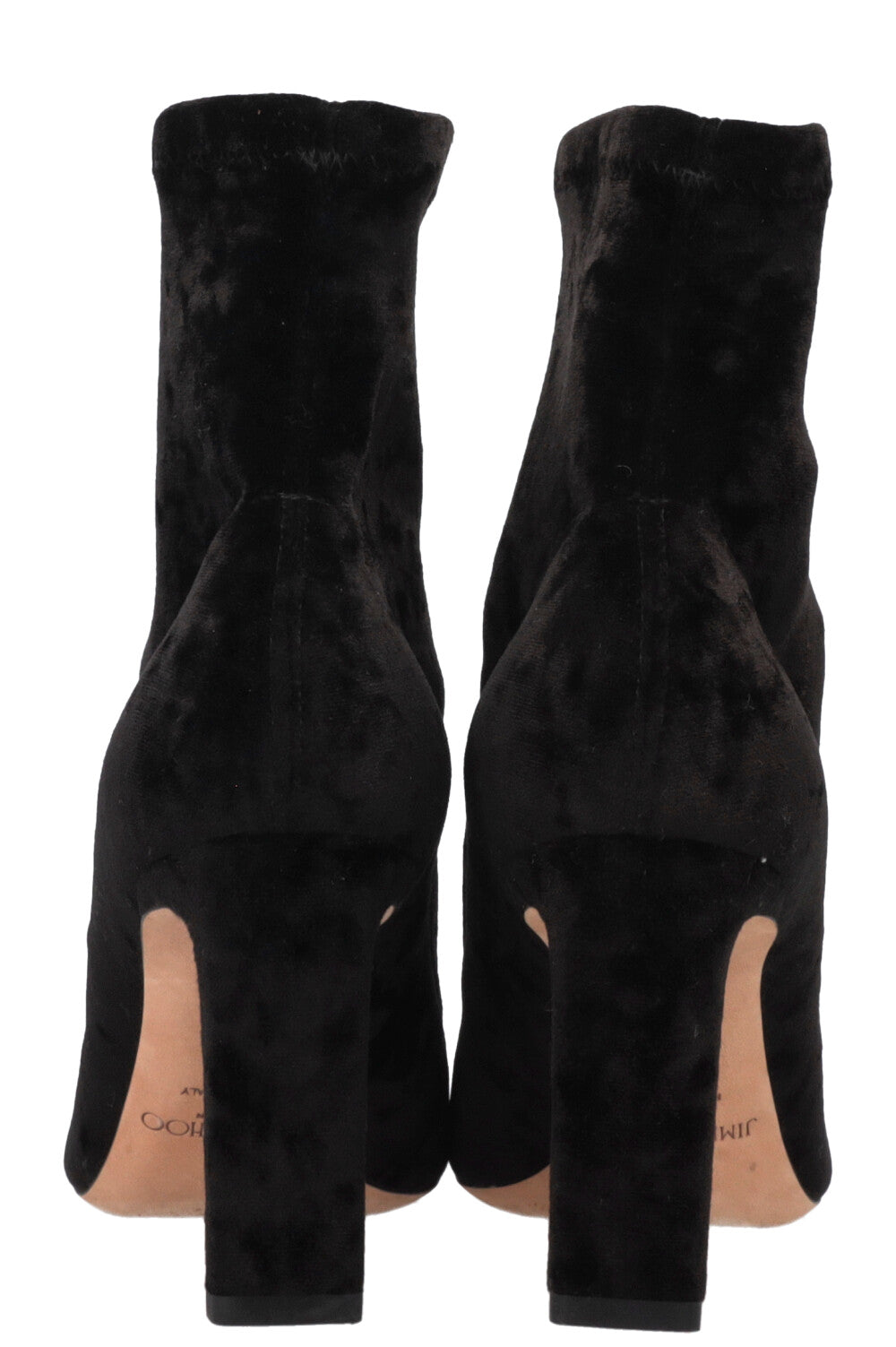 Bottines Louella JIMMY CHOO en velours noir