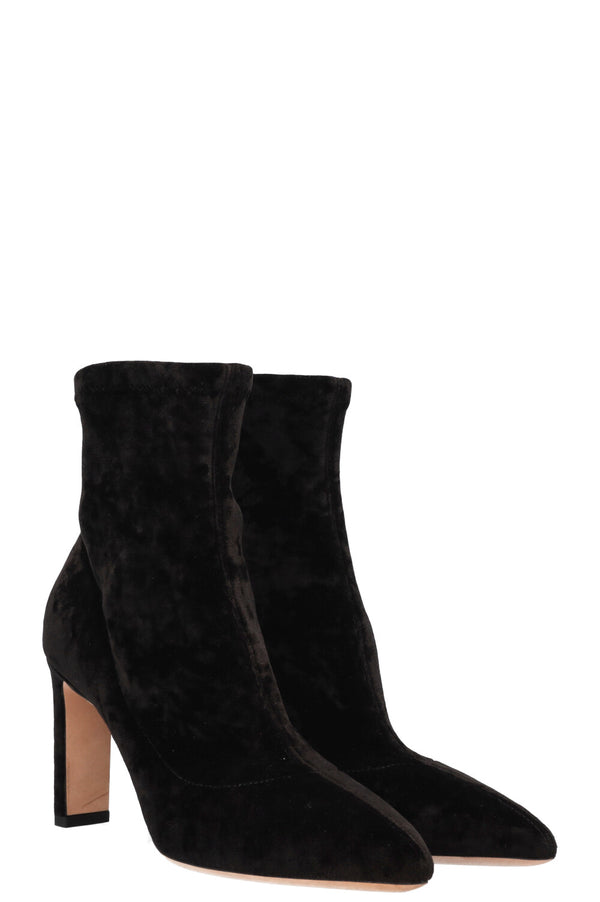 Bottines Louella JIMMY CHOO en velours noir