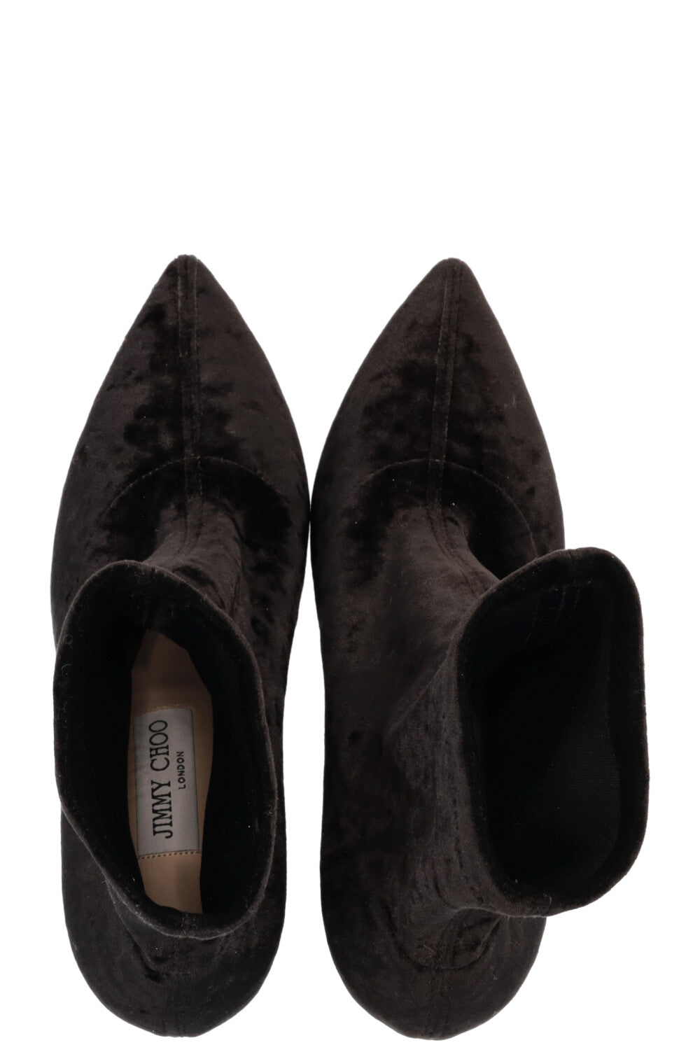 Bottines Louella JIMMY CHOO en velours noir
