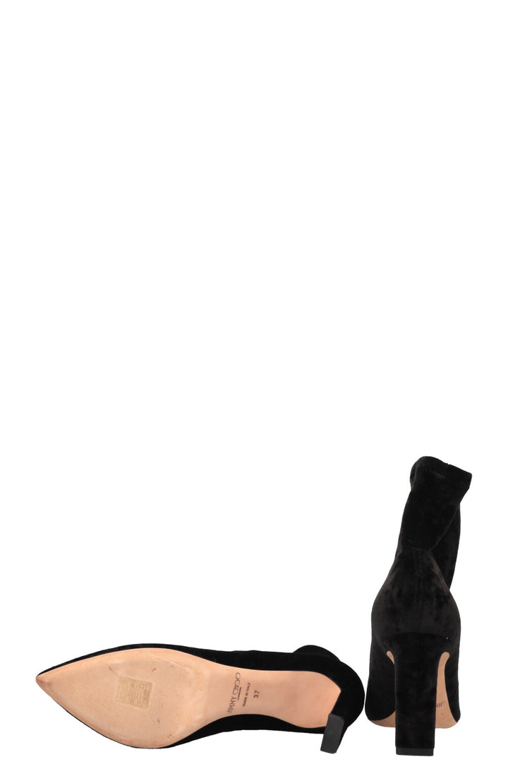 Bottines Louella JIMMY CHOO en velours noir