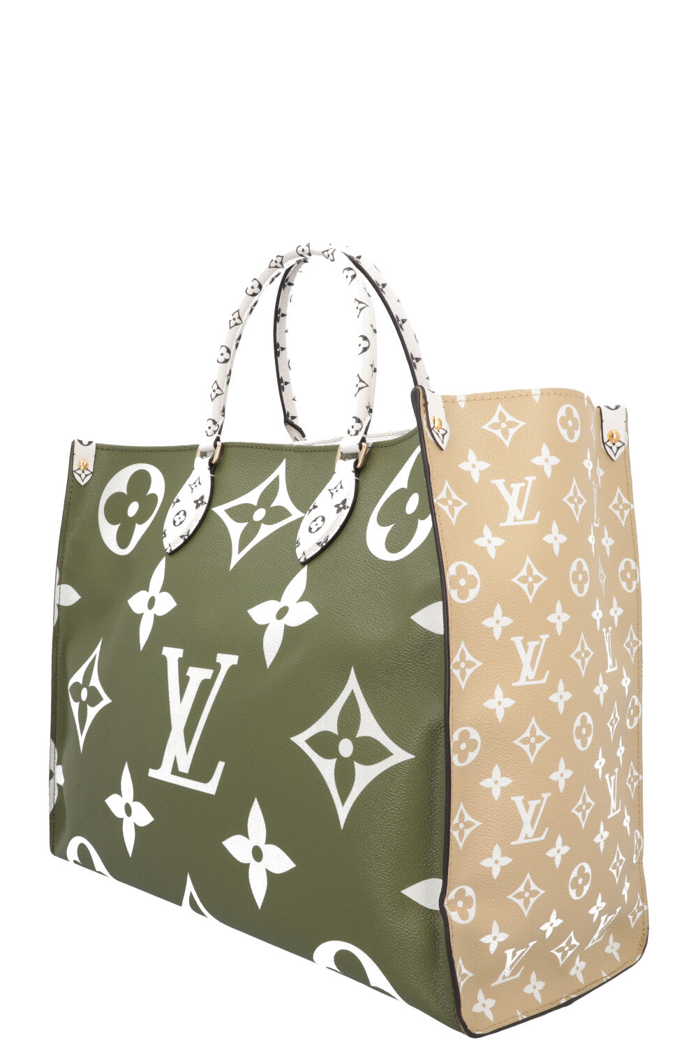 Louis vuitton green tote store
