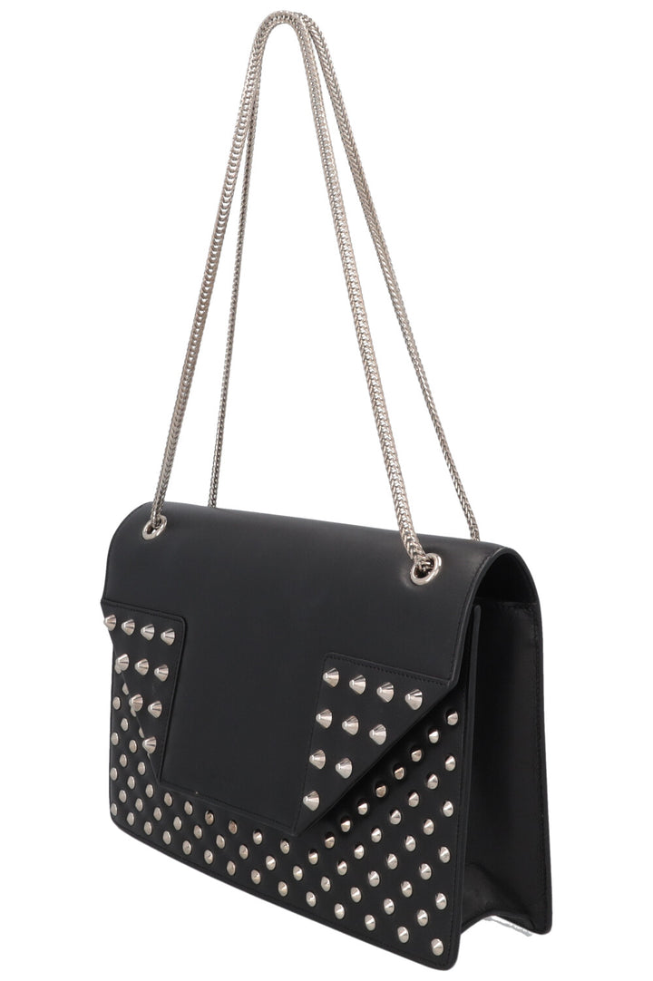 Sac bandoulière Saint Laurent Betty à clous noir