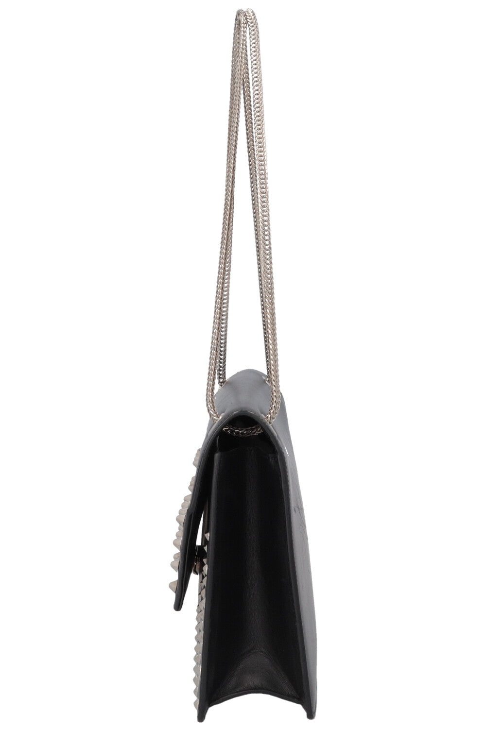 Sac bandoulière Saint Laurent Betty à clous noir