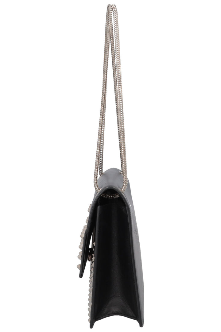 Sac bandoulière Saint Laurent Betty à clous noir