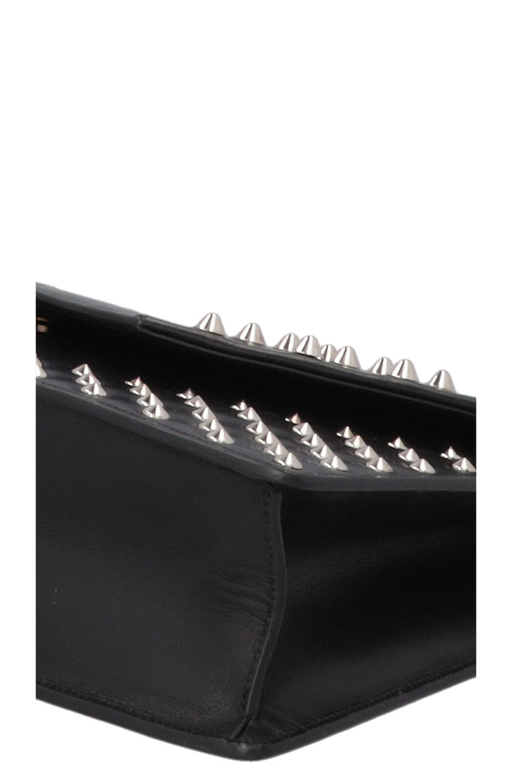 Sac bandoulière Saint Laurent Betty à clous noir