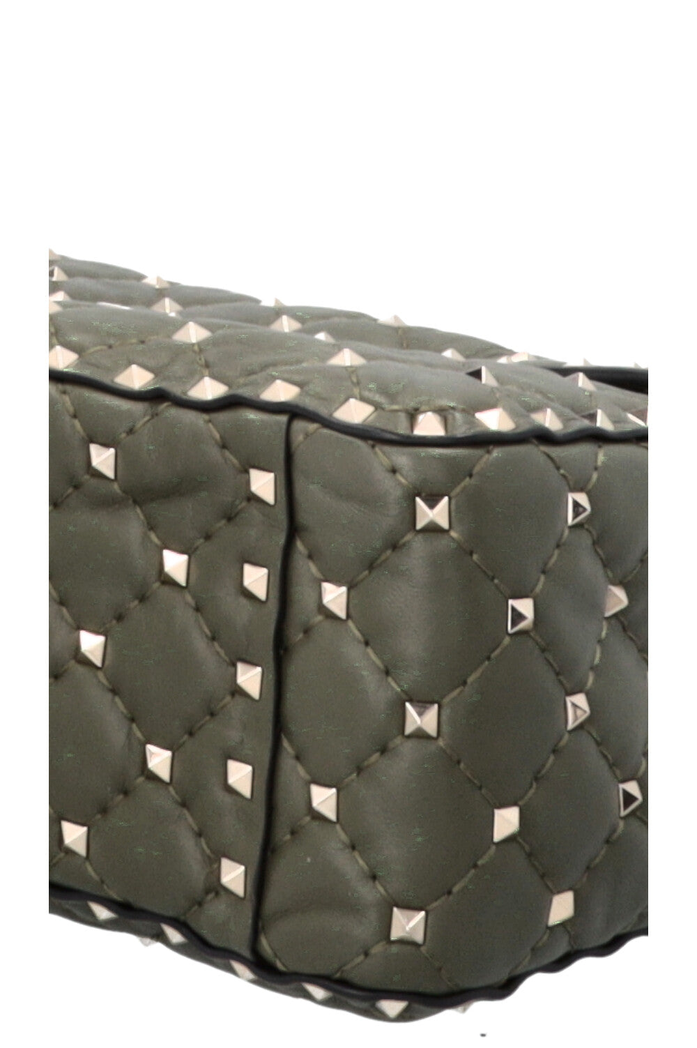 VALENTINO Rockstud Bag Large Leather Olive