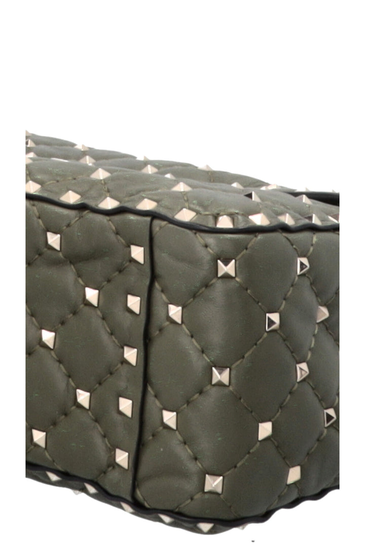 VALENTINO Rockstud Bag Large Leather Olive