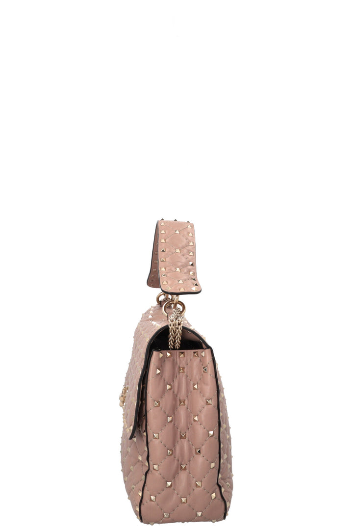 Sac VALENTINO Rockstud Grand Cuir Nude
