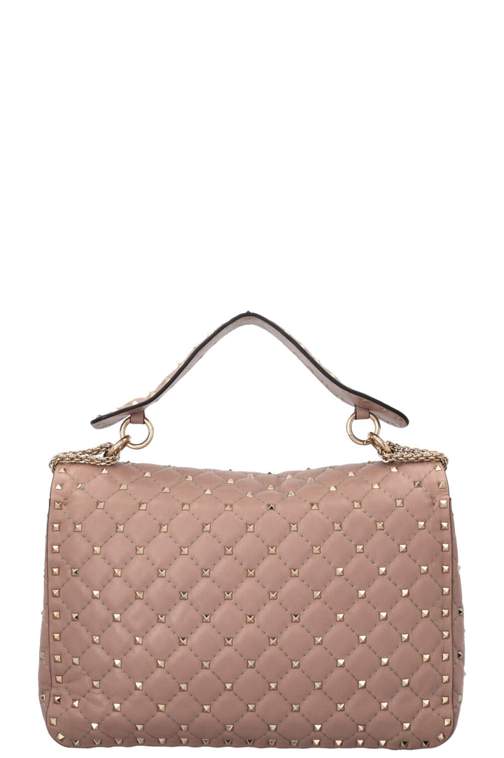 Sac VALENTINO Rockstud Grand Cuir Nude
