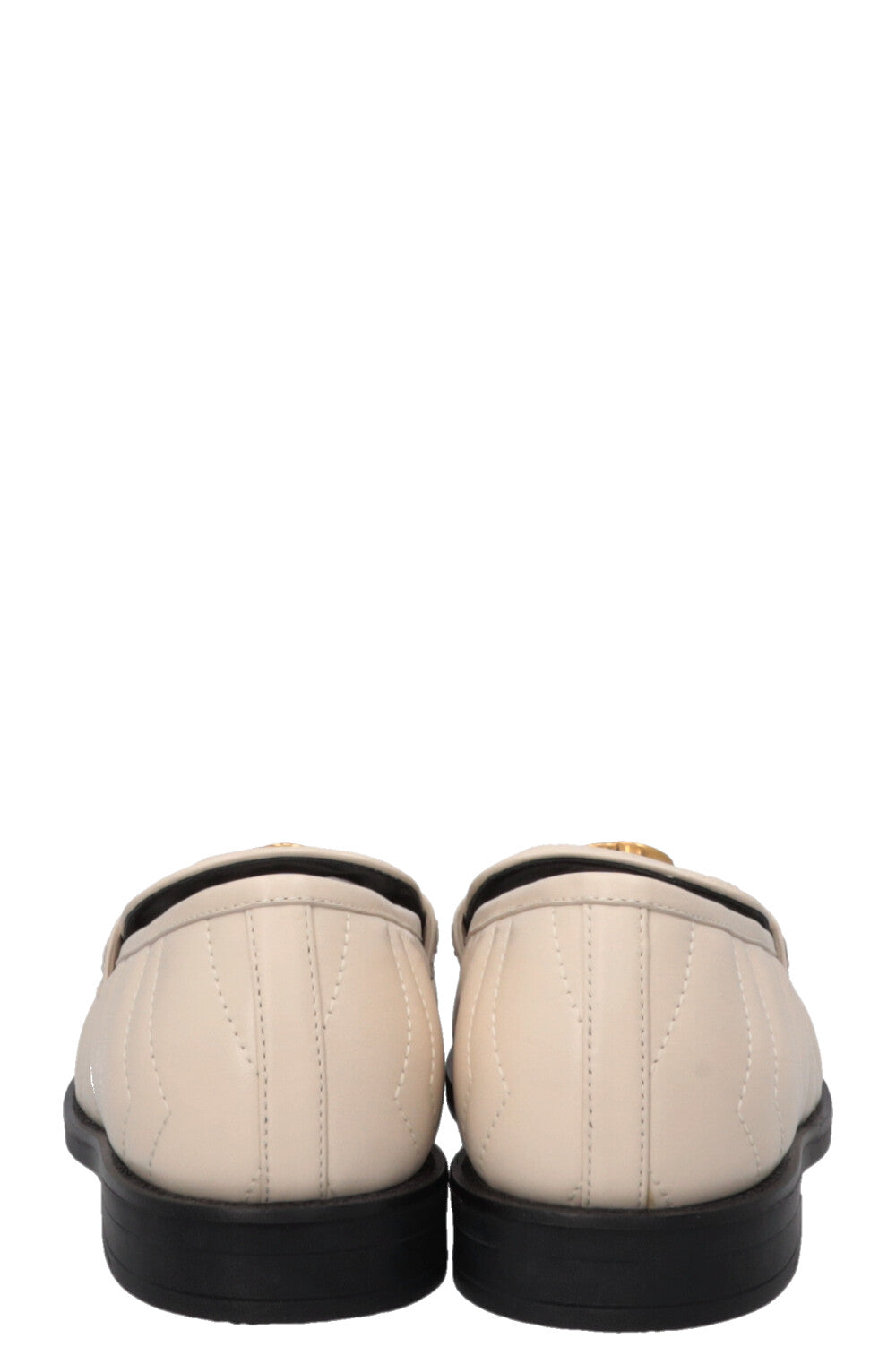 GUCCI Matelasse GG Marmont Loafers Ivory