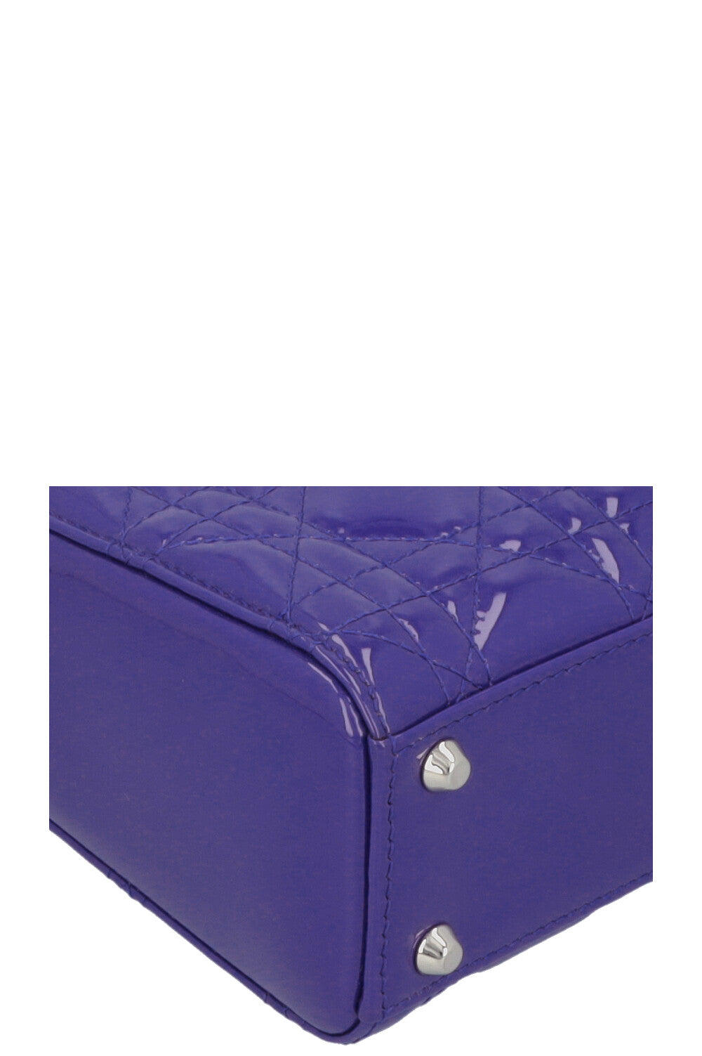 CHRISTIAN DIOR Mini Lady Dior Purple Patent