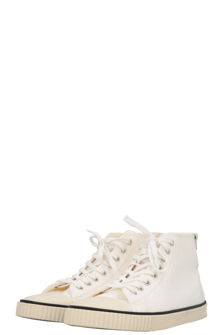CELINE High Top Sneaker Canvas White