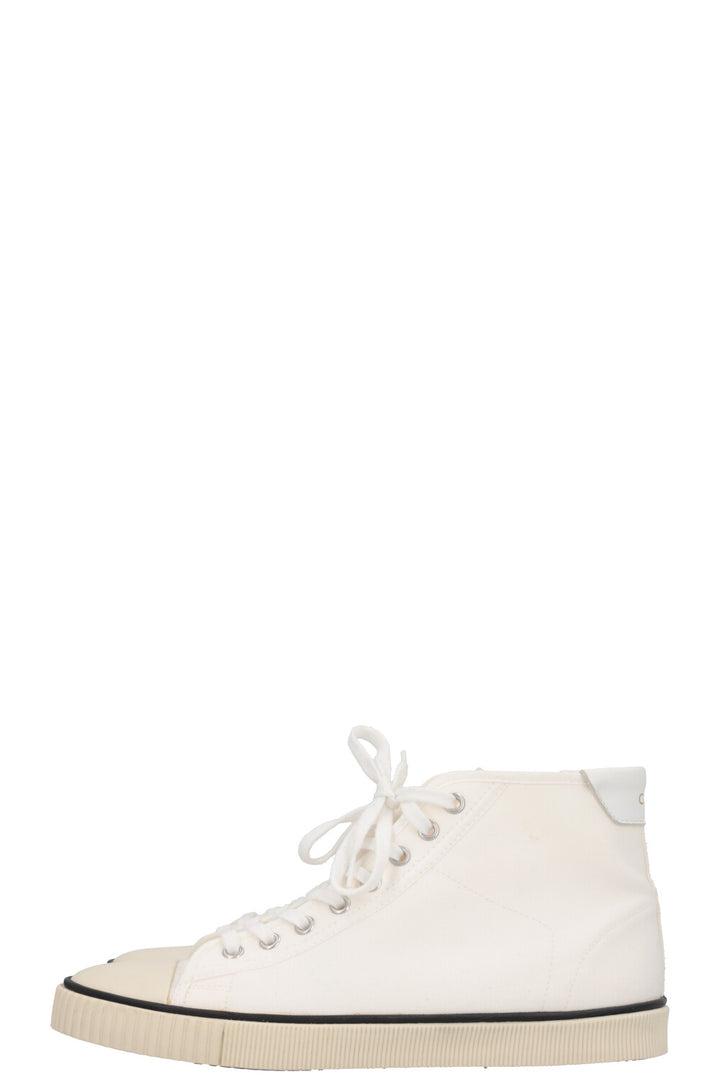 CELINE High Top Sneaker Canvas White