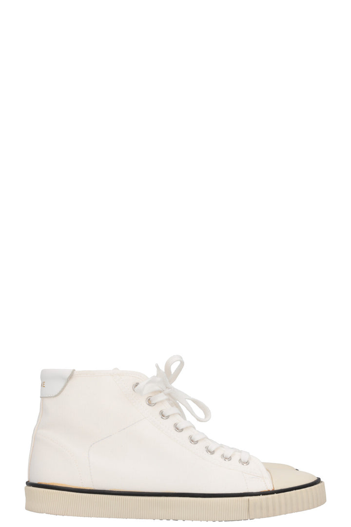 CELINE High Top Sneaker Canvas White