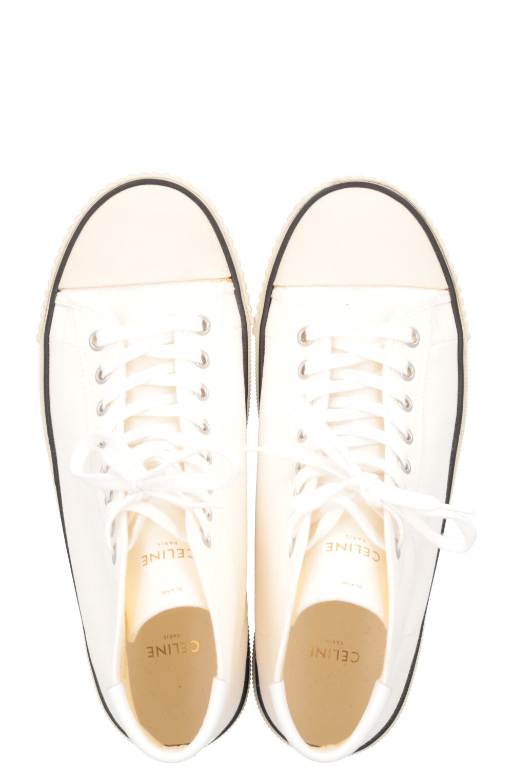 CELINE High Top Sneaker Canvas White