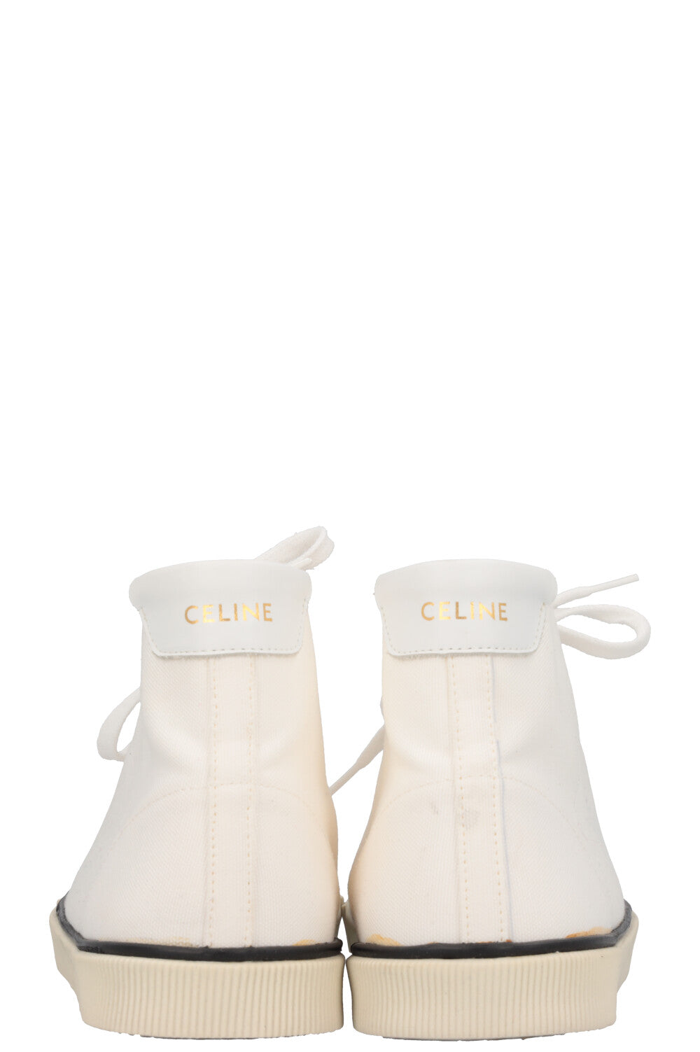 CELINE High Top Sneaker Canvas White