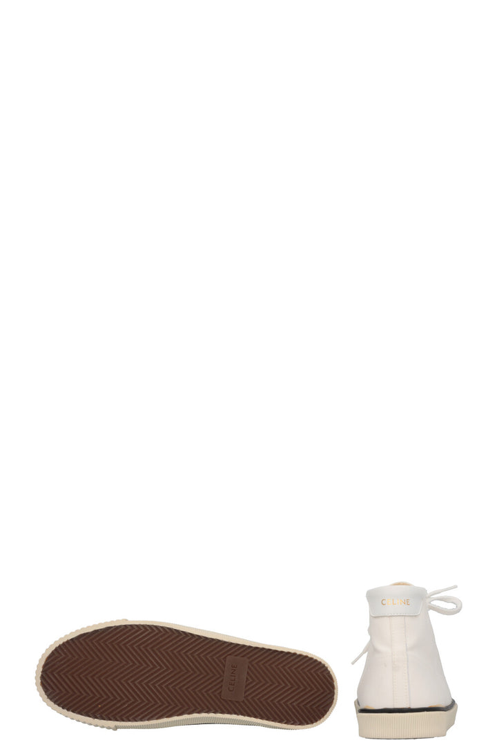 CELINE High Top Sneaker Canvas White