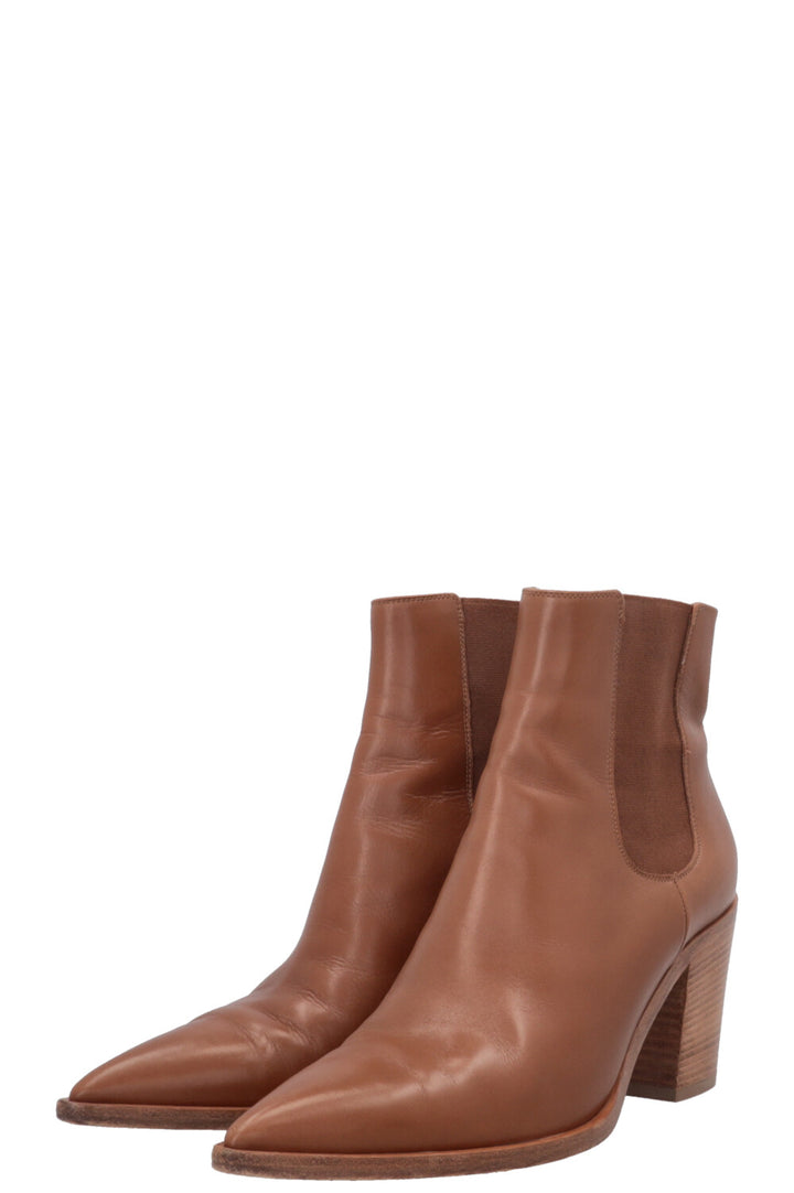 Bottines de cowboy Wylie marron de GIANVITO ROSSI