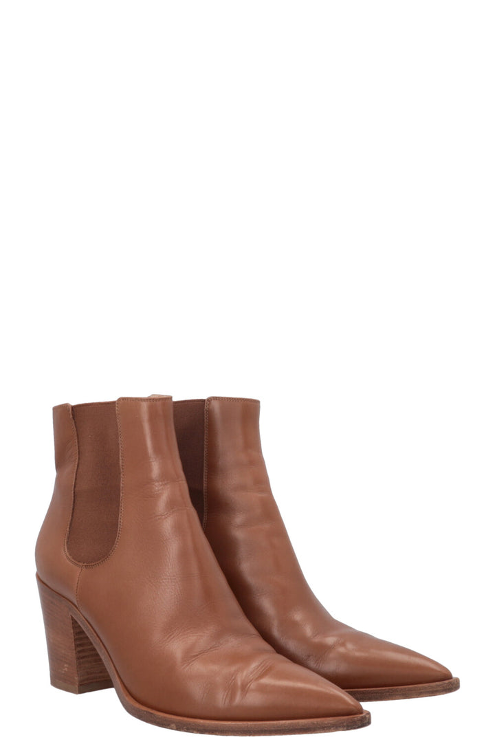 Bottines de cowboy Wylie marron de GIANVITO ROSSI