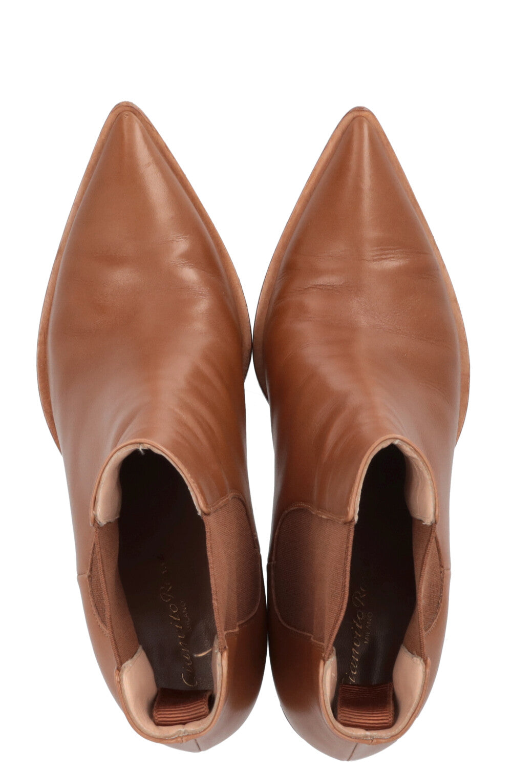 Bottines de cowboy Wylie marron de GIANVITO ROSSI