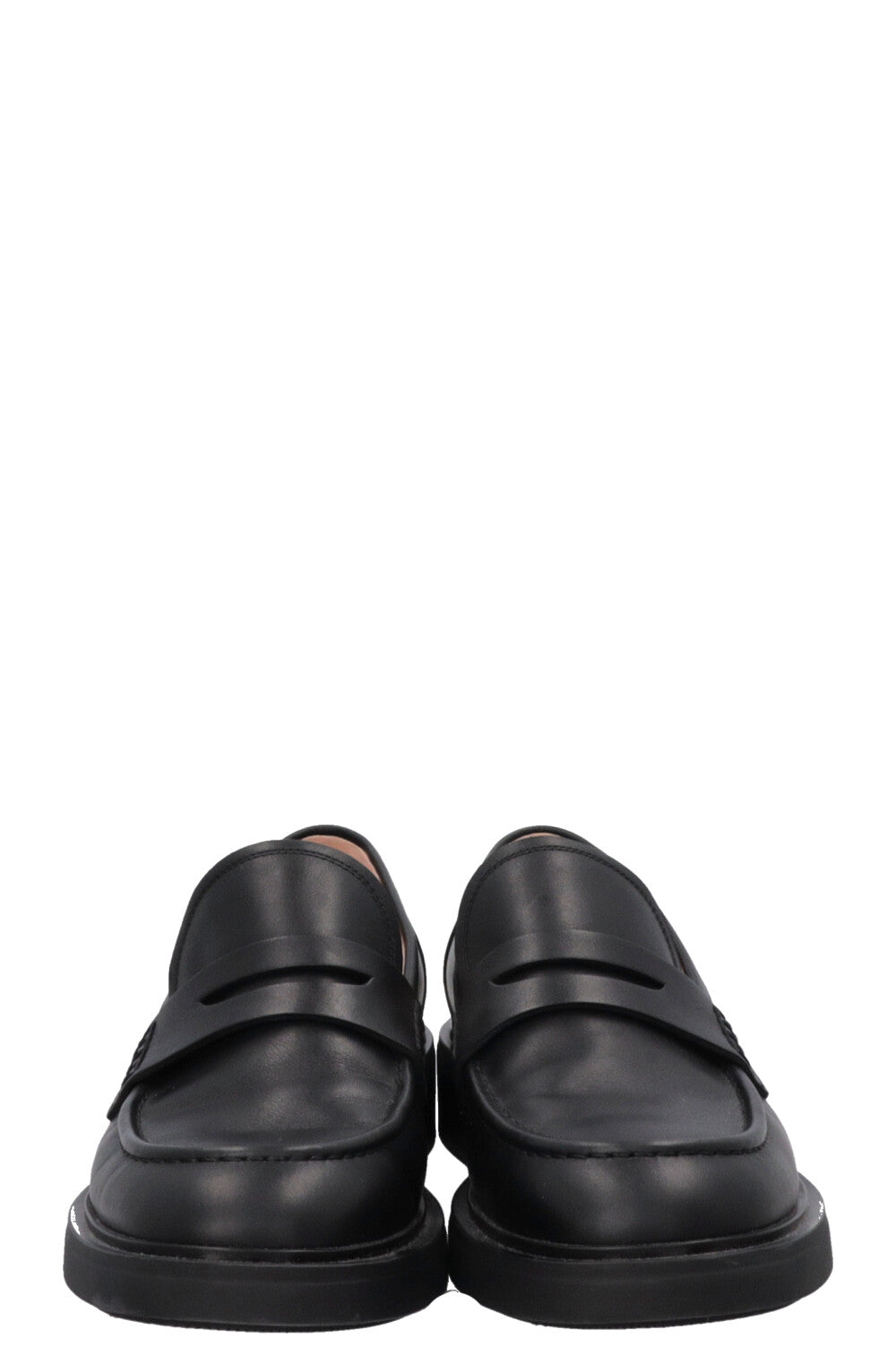 GIANVITO ROSSI Harris Moccassins Leather Black