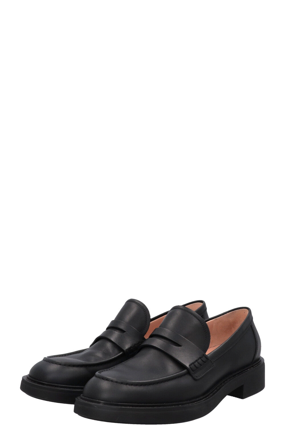 GIANVITO ROSSI Harris Moccassins Leather Black